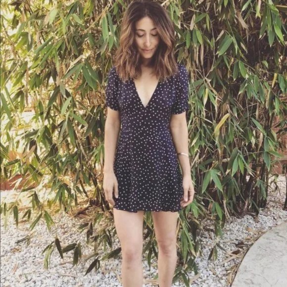 Realisation Ozzie Mini Dress Navy Star Silk C37 - Picture 10 of 10